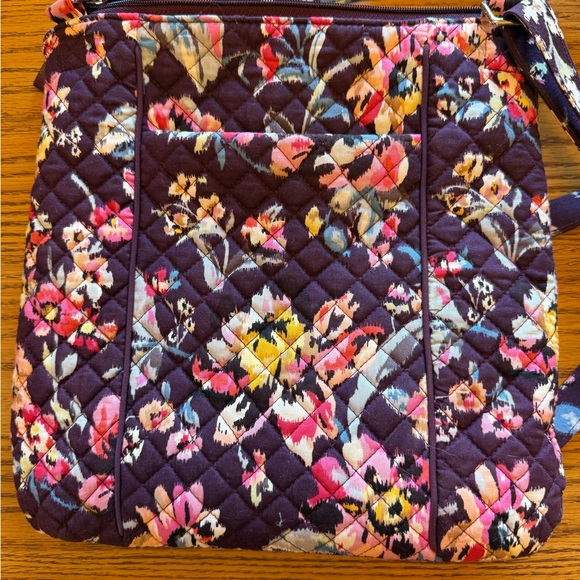 Vera Bradley Floral Quilted Crossbody Bag - Purple Multi - Picture 3 of 4